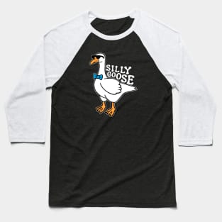 Silly Goose with Sunglasses Baseball T-Shirt